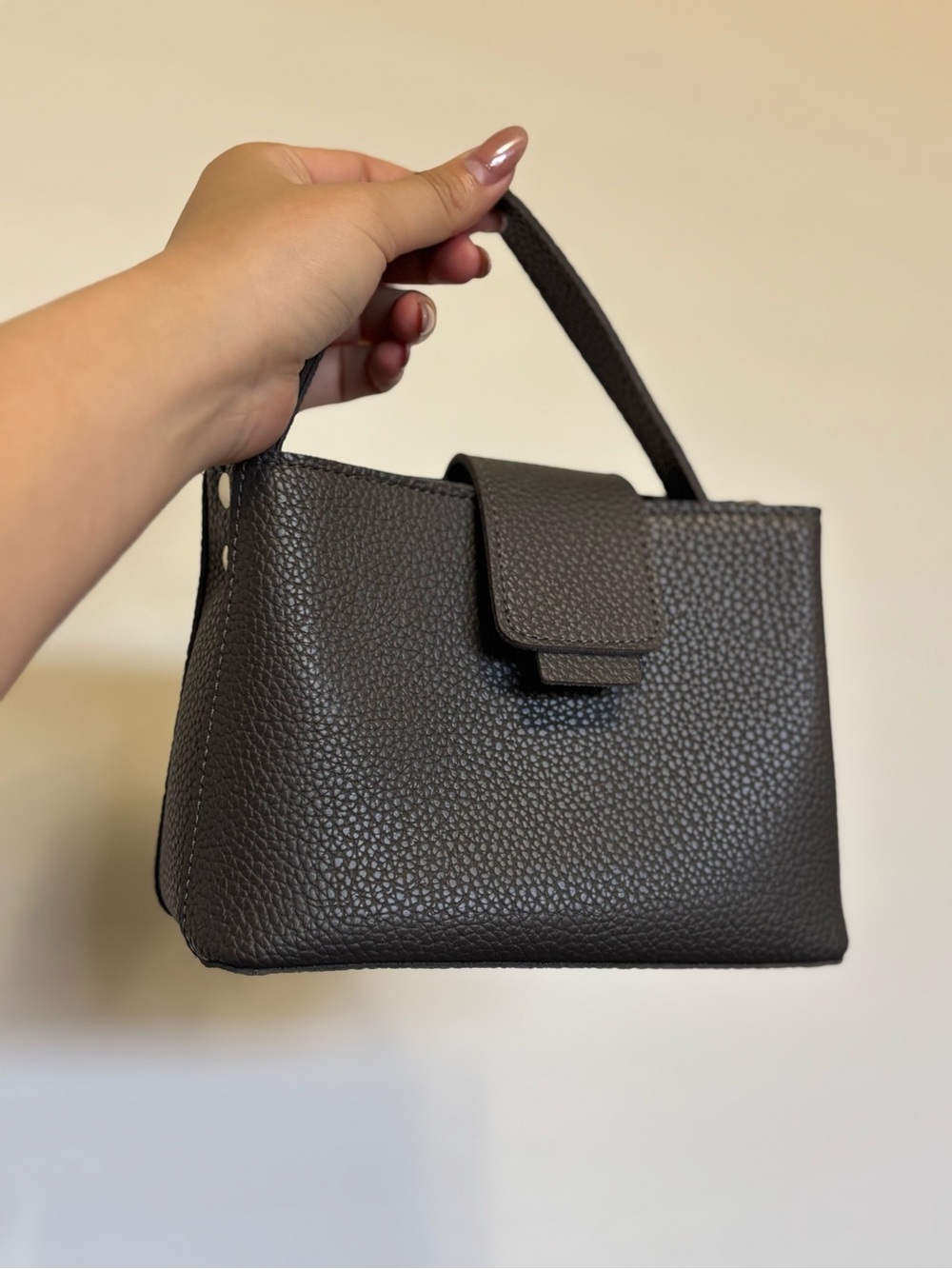 Minimalist Faux Leather Handbag